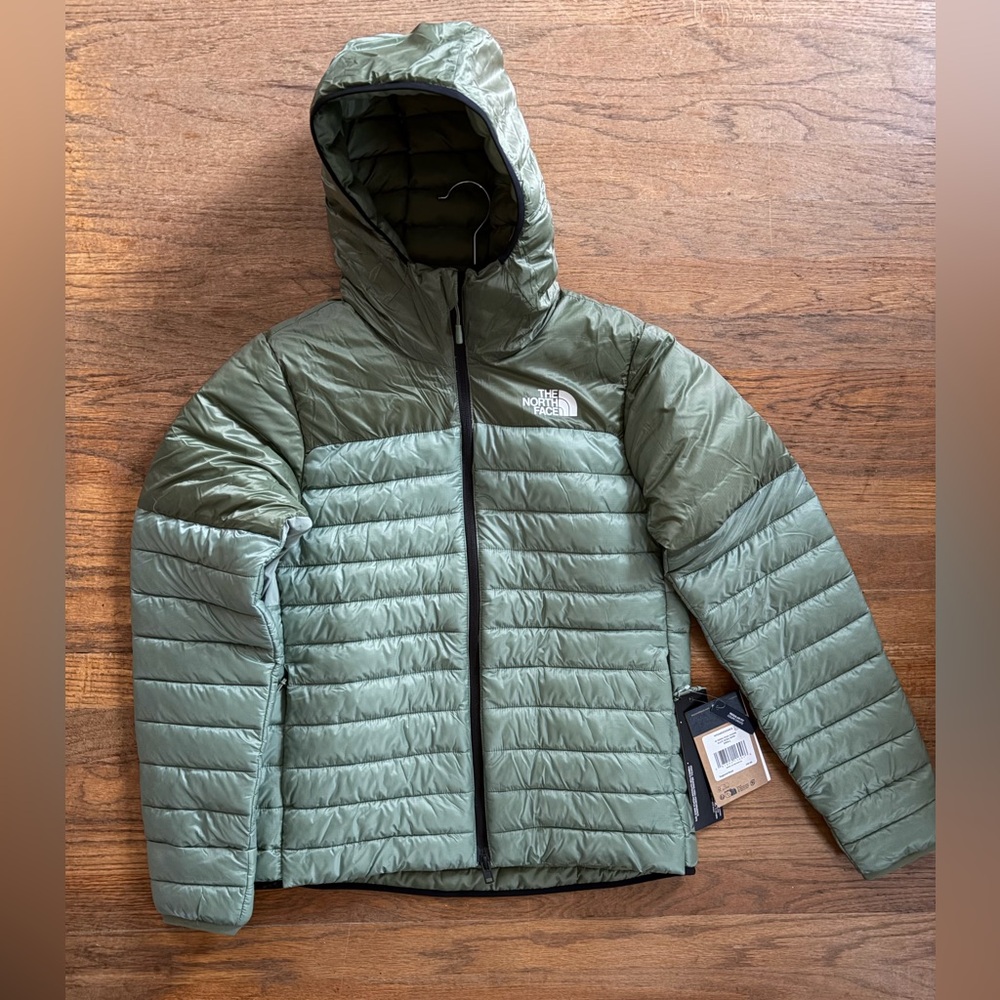 The North Face Olive Puffer Jacket